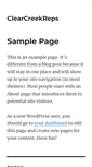 Mobile Screenshot of clearcreekreps.com